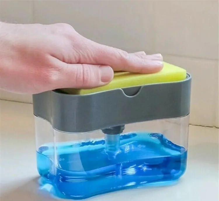 Soap Pump Dispenser & Sponge Holder