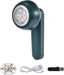 USB Rechargeable Fabric Lint Remover – Portable Clothes Shaver