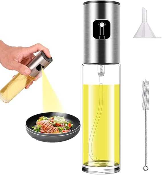 Glass Oil Spray Bottle – Oil Control Kitchen Sprayer