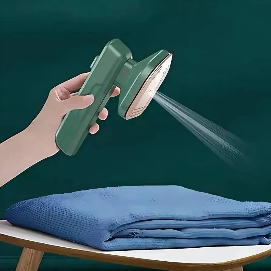 Portable 2-in-1 Steam Iron for Clothes – Dry & Steam Ironing