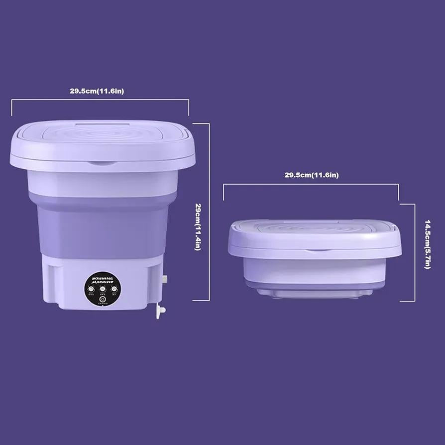 Portable Mini Washing Machine – Compact & Foldable