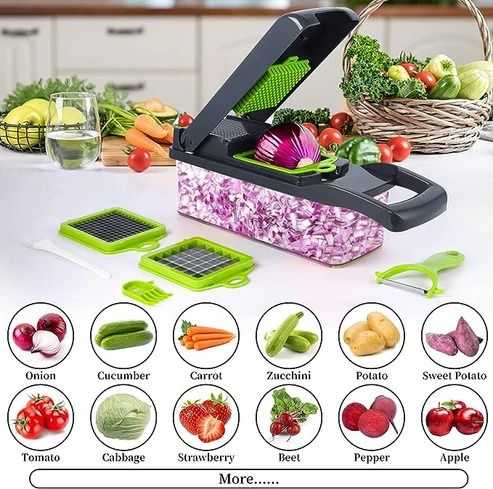 Multi-Functional Vegetable Cutter, Chopper & Slicer