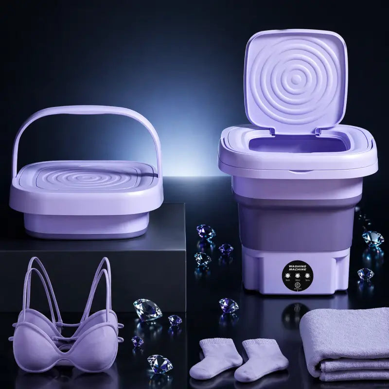 Portable Mini Washing Machine – Compact & Foldable