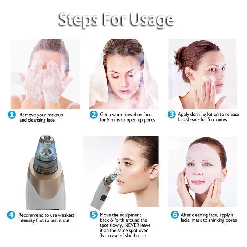 Electric Blackhead Remover & Facial Pore Cleaner
