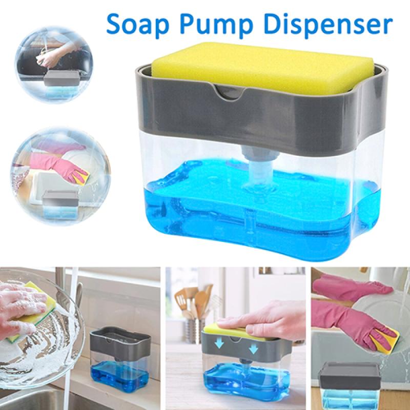 Soap Pump Dispenser & Sponge Holder