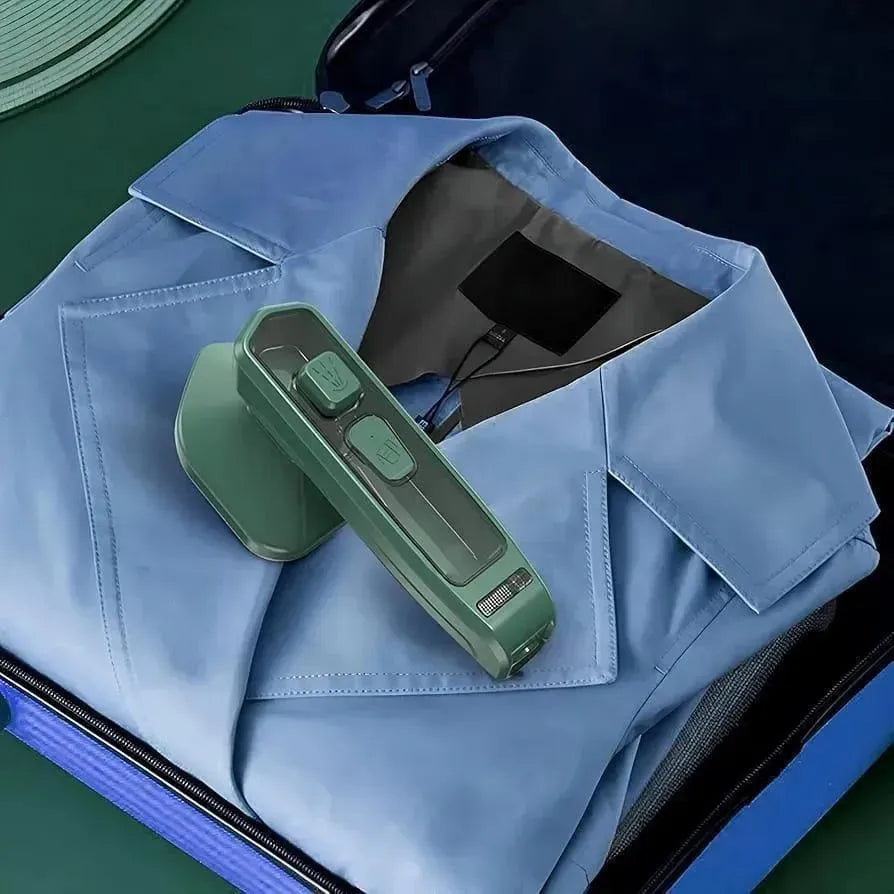 Portable 2-in-1 Steam Iron for Clothes – Dry & Steam Ironing