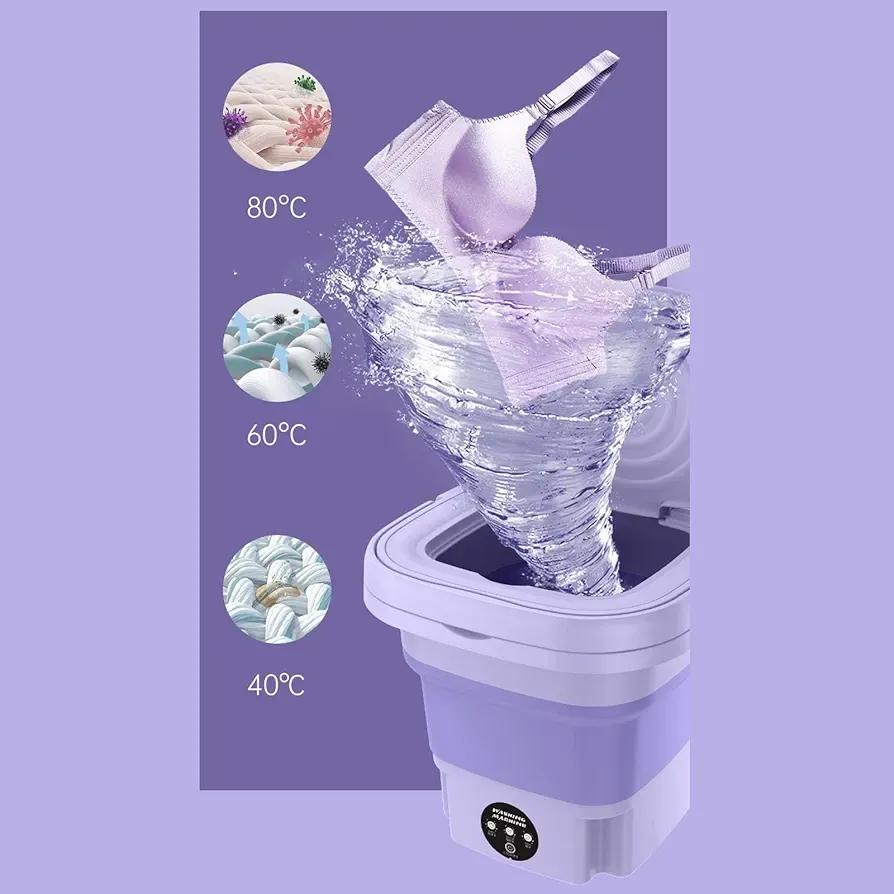Portable Mini Washing Machine – Compact & Foldable