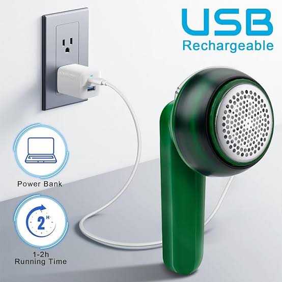 USB Rechargeable Fabric Lint Remover – Portable Clothes Shaver