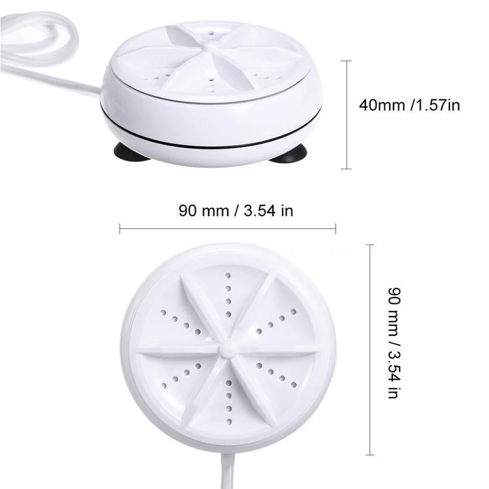 Portable Mini Washing Machine – Compact 3-Inch Automatic Washer